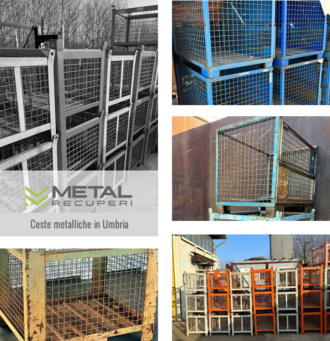 Ceste metalliche usate in Umbria