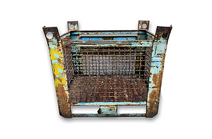 Contenitori metallici in rete